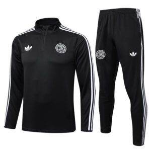 25-26 Germany Black Half Pull Tracksuit #B2579(半拉链)