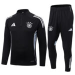 25-26 Germany Black Half Pull Tracksuit (半拉链)