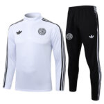 25-26 Germany White Half Pull Tracksuit #B2560(半拉链)
