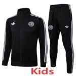 25-26 Germany Black Kids Jacket Tracksuit #E2590(童装)