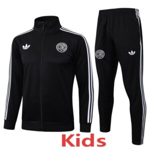 25-26 Germany Black Kids Jacket Tracksuit #E2590(童装)