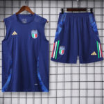 24-25 Italy Royal blue Tank top and shorts suit