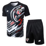 25-26 Sao Paulo Black Training Short Suit #D25162