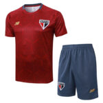 25-26 Sao Paulo Red Training Short Suit #D25129
