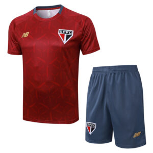 25-26 Sao Paulo Red Training Short Suit #D25129