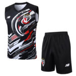 25-26 Sao Paulo Black Tank top and shorts suit #D25159