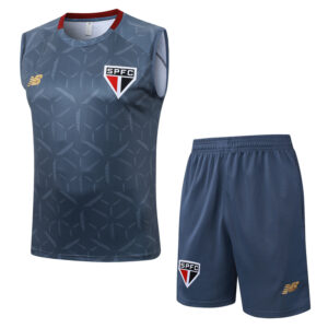 25-26 Sao Paulo Grey Tank top and shorts suit #D25130