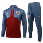 25-26 Sao Paulo Grey Red Half Pull Tracksuit #B2575(半拉链)