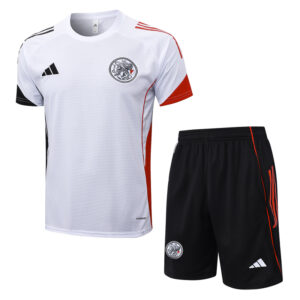 25-26 Ajax White Training Short Suit #D25148