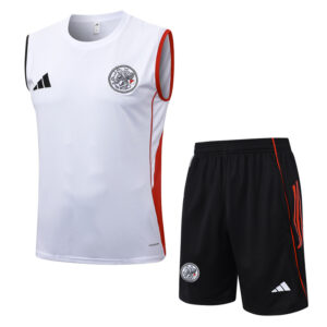 25-26 Ajax White Tank top and shorts suit #D25150