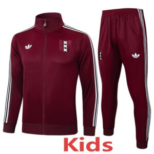 25-26 Ajax Jujube red Kids Jacket Tracksuit #E2538(童装)