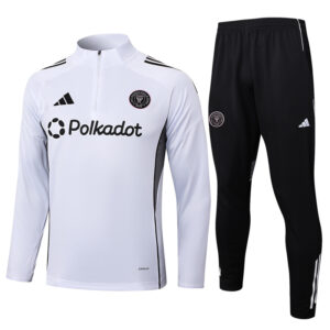 25-26 Inter Miami White Half Pull Tracksuit #B2522(半拉链)