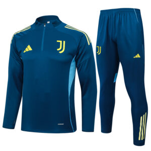 25-26 JUV Royal blue Half Pull Tracksuit #B2532(半拉链)