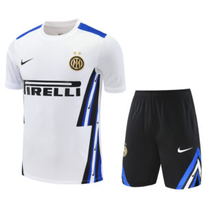 25-26 INT White Training Short Suit
