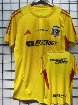 25-26 Colo-Colo Yellow Goalkeeper Fans Soccer Jersey