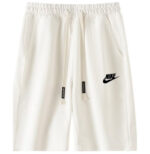 2025 NK White Pure Cotton Fabric Casual Short Pants