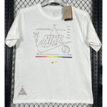 T242 NK White High Quality Casual T-Shirt