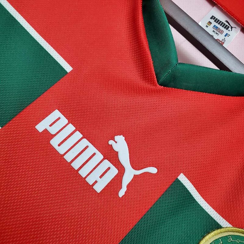 1998 Morocco Away Retro Soccer Jersey - Image 5