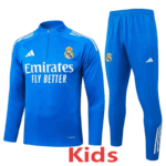25-26 RMA Lake blue Kids Half Pull Tracksuit #E25128(童装)(半拉链)