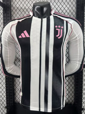 25-26 JUV Home Long Sleeve Player Version Soccer Jersey (长袖球员)