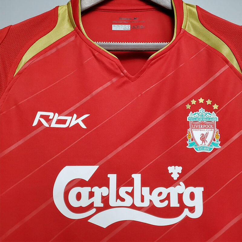 2005-2006 LIV Home Retro Soccer Jersey - Image 3