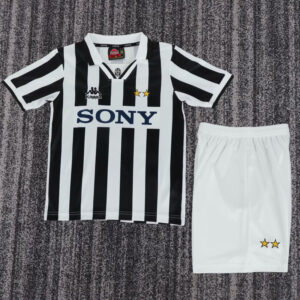 1995-1997 JUV Home Kids Retro Soccer Jersey