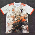 25-26 Japan White Special Edition Fans Soccer Jersey (橙白赛亚人)