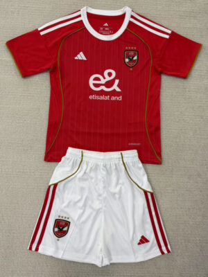 25-26 AL AHLY SC Home Kids Soccer Jersey
