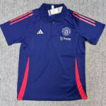 24-25 Man Utd Royal blue Polo Short Sleeve