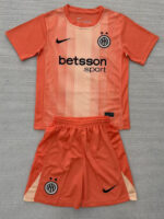 25-26 INT Orange GoalKeeper Kids Soccer Jersey