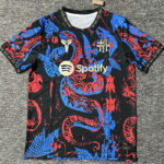 25-26 BAR Blue Red Special Edition Fans Training Shirts