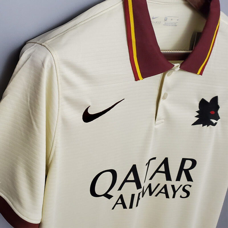 20-21 Roma Away Retro Soccer Jersey - Image 6