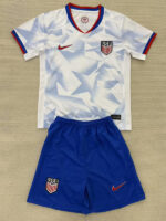 25-26 USA Home Kids Soccer Jersey