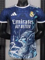 25-26 RMA Dark Blue Special Edition Player Version Training Shirts (狮头)