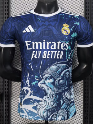 25-26 RMA Dark Blue Special Edition Player Version Training Shirts (狮头)