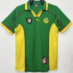 1998 Cameroon Home Retro Soccer Jersey