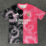 25-26 RMA Pink Black Special Edition Fans Training Shirts (粉龙纹)