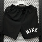 D703 NK Black Casual Short Pants