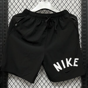 D703 NK Black Casual Short Pants