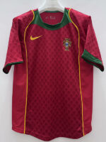 2004 Portugal Home Retro Soccer Jersey