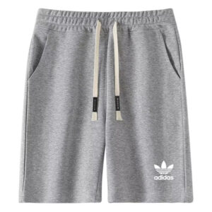 2025 AD Grey Pure Cotton Fabric Casual Short Pants *灰