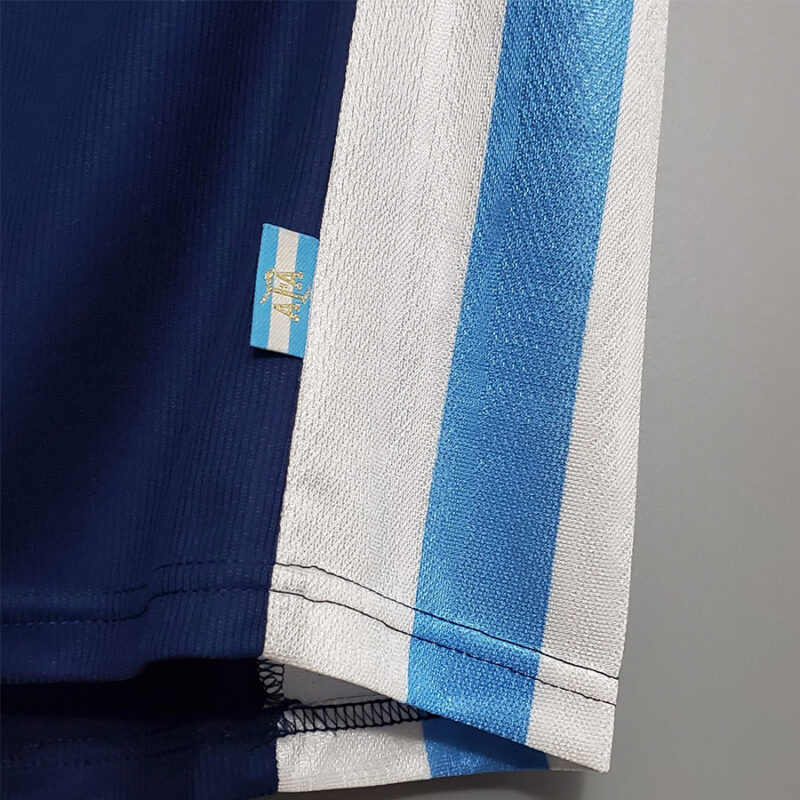 1998 Argentina Away Retro Soccer Jersey - Image 8