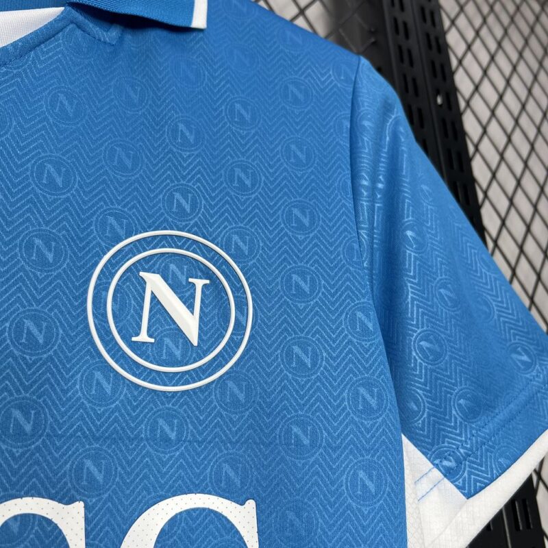 24-25 Napoli Home CAMPIONI D'ITALIA &4 SORGESANA Fans Soccer Jersey - Image 10