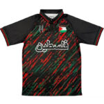 24-25 Palestina FC Black Red Green Polo Short Sleeve (油漆)