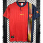 1996 Spain Home Retro Soccer Jersey