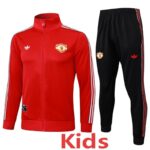 25-26 Man Utd Red Kids Jacket Tracksuit #E2555(童装)