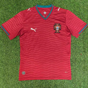26-27 Portugal Red Fans Soccer Jersey