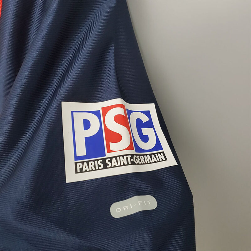 2001-2002 PSG Paris Home Retro Soccer Jersey - Image 5
