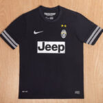 2012-2013 JUV Away Black Retro Soccer Jersey