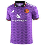 25-26 Man Utd Purple Polo Short Sleeve